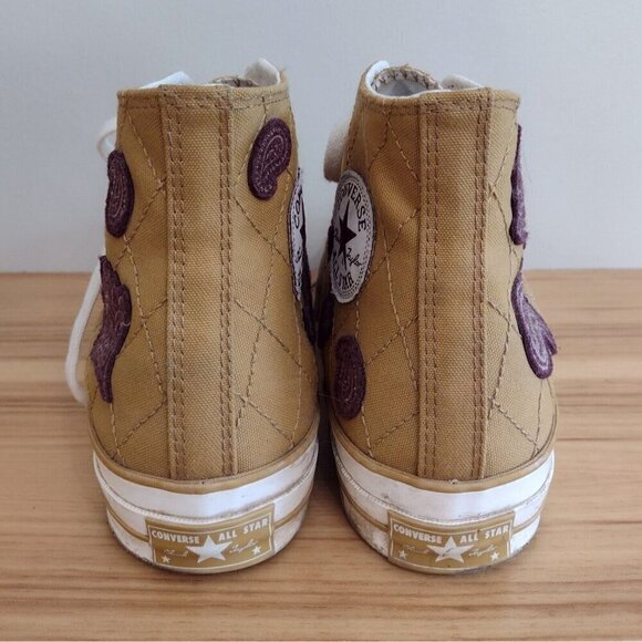 Converse Chuck Taylor 70 High Crafted Patches Sneakers Shoes Burnt Honey M10 W12 - Picture 5 of 11